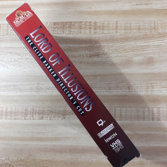 Lord of Illusions 1995 Unrated Directors Cut VHS Clive Barker Horror Bakula VTG - Picture 2 of 7